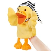 SpecialYou Vivid Plush Interactive Toy Hand Puppet with Movable Arms, 10inches. (Duck)