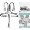 thumbnail image 3 of Safety Straps High Chair Safety Belt Five-point Safety Belt For Strollers And Children's Chair Belt Adjustable Comfort, 3 of 5