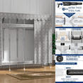 thumbnail image 4 of 201cm Armario Armable Ropero Armable Reforzado Metal Closet Xtellar plateado, 4 of 4