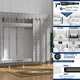 thumbnail image 4 of 201cm Armario Armable Ropero Armable Reforzado Metal Closet Xtellar plateado, 4 of 4