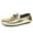 gold, variant on Men's Casual Loafers Slip On Leather Shoes Comfortable Lightweight Driving Shoes Male Moccasins Classic Penny Loafer Flats Boat Shoes Outdoor Walking Shoes