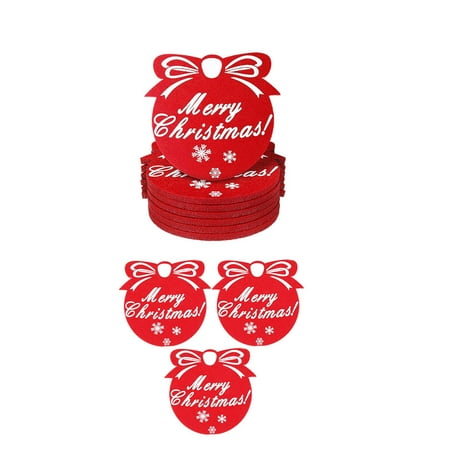 

12Pcs Christmas Themed Water Cup Cushions Lovely Xmas Pattern Coasters Decor