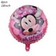 thumbnail image 2 of -Globo de aluminio de Minnie Mouse rosa para niñas, decoración de fiesta de cumpleaños, 1, 2, 3, 4, 5, 6, 7, 8, 9 °, suministros para Baby Shower, Globos de juguete para niños（C-2 as picture, 2 of 5
