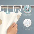 thumbnail image 5 of Pastel Dots Shower Curtain 72x72, Waterproof Washable Polyester Bathroom Curtain, Polka Dot Bath Curtain with 12 Plastic C Hooks, Machine Washable Fabric Bath Curtain for Bathroom Decor, 5 of 5