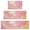 Pink Marble Pattern, variant on Pink Marble Pattern Kitchen Rugs Set Of 3, Crystal Velvet Kitchen Runner Rugs with Non Slip Backing, High Resilience Gifts for Kitchen Entryway Laundry, Housewarming Christmas