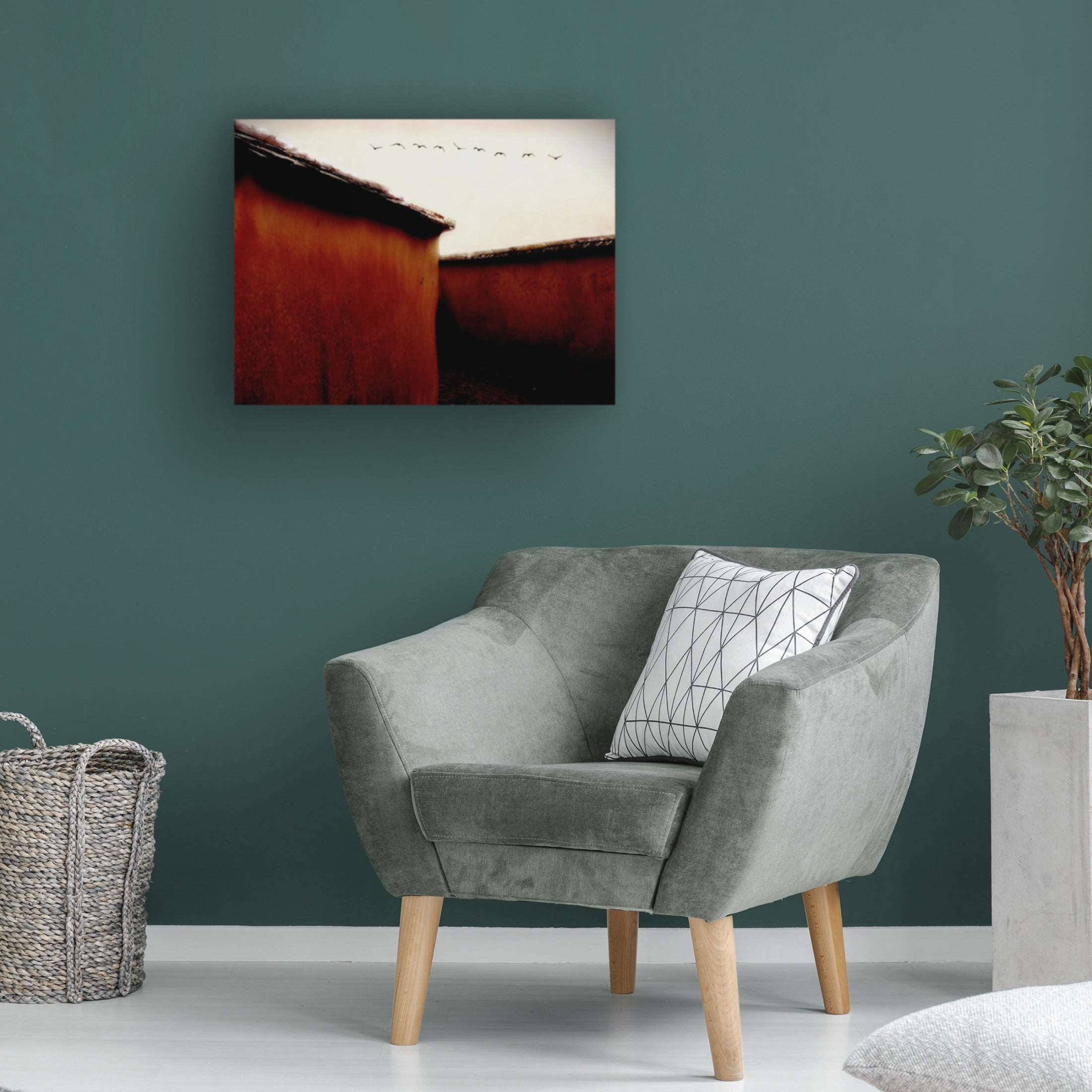 Trademark Fine Art Gareth Thomas  Leaving For Winter Canvas Wall Art