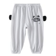 thumbnail image 2 of SROBPTY Toddler Boys Pants Print Straight Leg Soft Elastic Waist Breathable Trousers for 1-3Y, 2 of 5