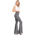 thumbnail image 3 of SWEETKIE Boho Flare Pants, Elastic Waist, Wide Leg Pants for Women, Solid & Printed, Stretchy and Soft, 3 of 5