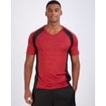 thumbnail image 2 of Real Essentials 5 Pack: Men’s V-Neck Dry-Fit Moisture Wicking Active Athletic Tech Performance T-Shirt, 2 of 6