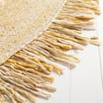 thumbnail image 3 of SAFAVIEH Braided Paisley Transitional Cotton Reversible Area Rug, Beige, 5' x 8' Oval, 3 of 10