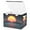 A Neon Sun In The Sky, variant on Foldable Fabric Storage Bin With Handle Collapsible Basket Box Storage With Lid Organizer Colorful Retro