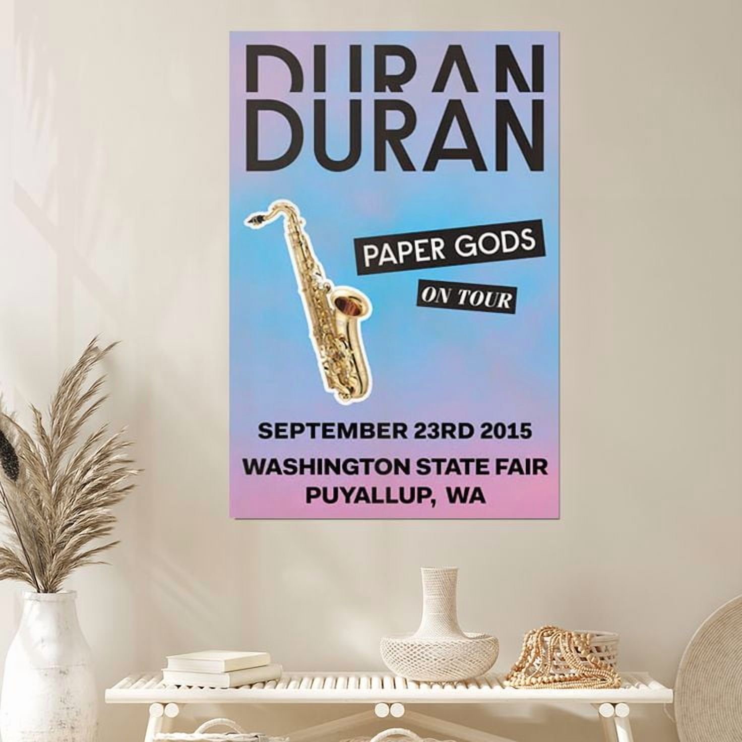 Duran Duran POSTER - WASHINGTON SEPT 23rd Size 24''x36''-Gategoo