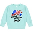 thumbnail image 2 of Inktastic My Favorite Veteran is My Dad Toddler Sweatshirt, 2 of 4