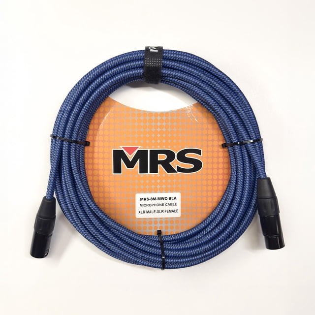 MORRISON Cable para Micrófono XLR de 8 metros Color Azul MRS-8M-MWC-BLA MORRISON