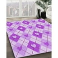 thumbnail image 2 of Ahgly Company Indoor Rectangle Patterned Blossom Pink Area Rugs, 2' x 4', 2 of 6