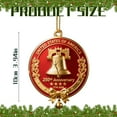 thumbnail image 3 of United States 250th Anniversary Bell Ornament, Honoring U.S. 250th Anniversary 1776-2026 Bell Ornament with Commemorative Detailing for Collectors and Patriotic, 3 of 6