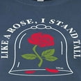 thumbnail image 3 of Disney Beauty & The Beast - Like A Rose, I Stand Tall - Juniors Fitted Graphic T-Shirt, 3 of 5