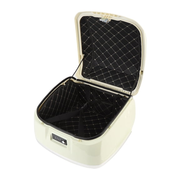 Top de moto, boîte à queue Universal Motorcycle Tour, 35L Motorbike Scooter Trunk Rangement Verrouillé Casque étanche Boîte arrière à bagages durs