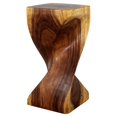 thumbnail image 1 of Strata Furniture Table d'Appoint à une Rotation en Bois Traditionnel de 24 X 12 Po en Noyer, 1 of 7