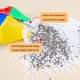 thumbnail image 5 of Leather Footbag Set, Plastic Juggling Bean Bags for Adults, Leak-Proof Kick Balls for Outdoor Games, Party, Playground & Travel, 5 of 7