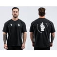 thumbnail image 1 of Camisetas 100% de algodón para hombre, ropa de calle de gran tamaño, de alta calidad, con envío gratis xuanjing unisex, 1 of 2