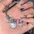 thumbnail image 2 of Sanrio-Pulseras de Hello Kitty Y2K para mujer, accesorios de joyería Kawaii, Cinnamoroll, My Melody, plata, diamantes de imitación, regalos, 2 of 4