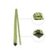 thumbnail image 2 of Corbata de lunares para hombres INSPIRE CHIC, juego de clip de corbata, gemelos y pañuelo de bolsillo para negocios y bodas, verde café, 2 of 6