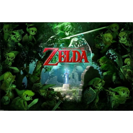Legend of Zelda - Forrest Poster Print (24 x 36)