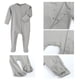 thumbnail image 3 of Pijamas para bebé recién nacido, Ropa De dormir 100% De algodón con cremallera, con calcetines, para otoño y primavera, 3 of 4