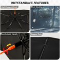 thumbnail image 4 of Qxltty Maiden Gazing at Night View Car Windshield Sunshade Umbrella Quality Black Rubberized Fabric Can Effectively Block UV Rays Heat, 4 of 8