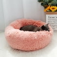 thumbnail image 4 of Donut Plush Pet Bed for Dogs & Cats Soft Warm Calming Bed Round Cuddler, 4 of 7