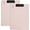 Pink, variant on 2-in-1 Foldable Clipboard Stand, 360° Rotatable PP Plastic Clipboard with Metal Clip and Pen Groove, Lightweight with Safe Round Corners for School, Office, Medical Records, 2 Packs, Pink