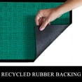 thumbnail image 6 of A1HC Indoor Outdoor Mat, Front and Back Entrance Welcome Mats, Large Front Door Patio Mats 24x36 Inches, Non-Slip Easy Clean Entrance Washable Large Size Doormats, Green, 6 of 7