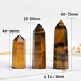 thumbnail image 2 of RSAMD Natural Tiger Eye Crystal Quartz Point Obelisk Wand Rock Stone Hexagonal Tower-9-10cm, 2 of 9