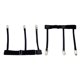thumbnail image 3 of 2x Shirt Stays Leg Garter Shirt Holders de camisas elásticas ajustables con clips antideslizantes para hombres de negocios profesionales Hugo camisa ligas, 3 of 10
