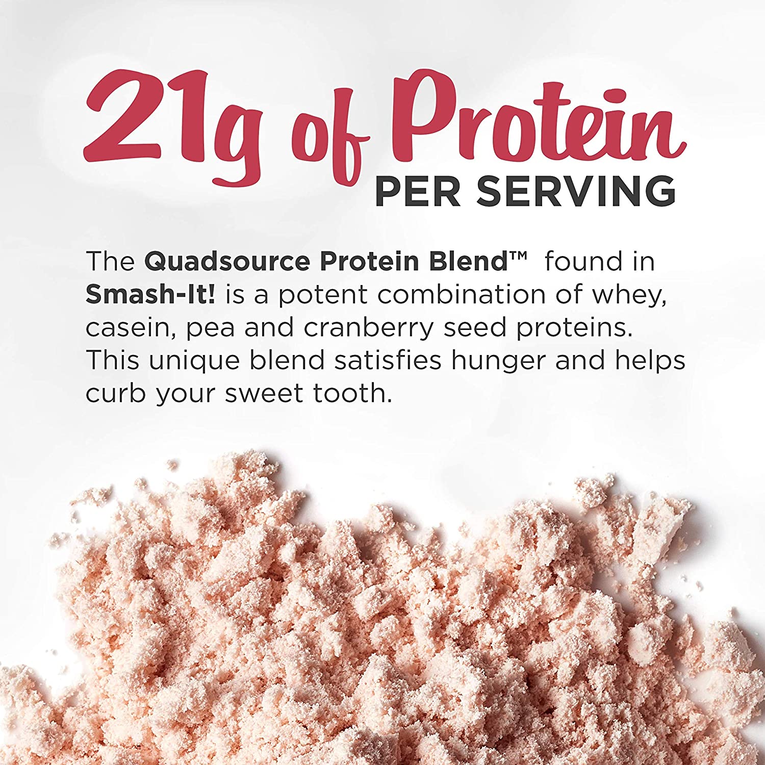 Primal Labs Smash-It Nutrient Infused Low Carb Protein Powder, Keto, Strawberry Flavor