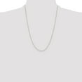 thumbnail image 2 of Auriga 925 Sterling Silver Polished and Diamond-cut 1.75 mm Marine Link Chain Necklace for Women 24", 2 of 6