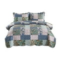 thumbnail image 5 of MarCielo  3 Piece Printed Quilt Set Lightweight Bedspread Set B026 Queen, 5 of 5
