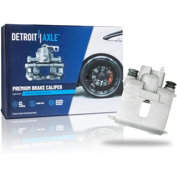 Detroit Axle - Rear Right Brake Caliper for Chrysler Cirrus Sebring Dodge Stratus Neon Daytona Concorde Plymouth Breeze, Passenger Side Disc Brake Caliper Replacement