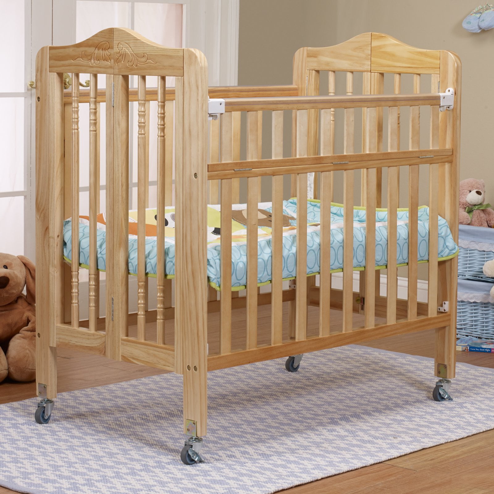 Orbelle Natalie 3-in-1 Folding Portable Crib - Walmart.com - Walmart.com