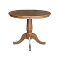 thumbnail image 4 of 36" Round Top Pedestal Table with 12" Leaf - 29.3" H, 4 of 11
