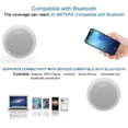 thumbnail image 2 of Altavoces de techo Herdio Waterproof Marine Bluetooth 4", 2 of 5