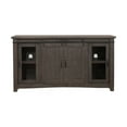 thumbnail image 3 of Martin Svensson Home Sierra 65" Solid Wood TV Stand Gray Finish, 3 of 5