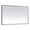 Black, variant on Elegant Decor Pier 36x60 inch LED mirror with adjustable color temperature 3000K/4200K/6400K in black
