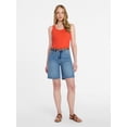 thumbnail image 3 of Time and Tru Women's Ribbed Tank Top, Sizes XS-XXXL, 3 of 6