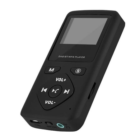 radio dab digital receiver portable bluetooth pocket earphone mp3 player greensen radios players