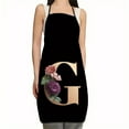 thumbnail image 1 of Dvkptbk Apron Flower Letter Pattern Kitchen Fouling Apron Letter Print Series Apron Kitchen Essentials, 1 of 1