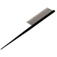 thumbnail image 1 of Dog Comb, Gentle Lightweight Pet Hair Comb Comfortable Grip With Long And Short Stainless Steel Teeth For Long Short Haired Dogs And Cats Black, 1 of 8