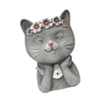 thumbnail image 2 of Maceta de cerámica perfecl forma de animal gato para plantas, 2 of 8