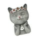 thumbnail image 2 of Maceta de cerámica para plantas, soporte para mesa, centro de mesa, decoración, maceta con forma de animal, maceta para balcón, granja, hogar, sala de Gato, 2 of 8